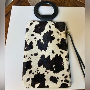 HOBO Storm Wristlet in Calf Hair